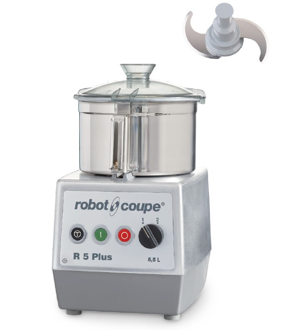 ROBOT COUPE Set Üstü Parçalayıcı Mikser, Üç Fazlı, 1200 W, 5,5 Lt, R 5 - 2V